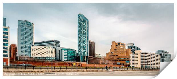 Liverpool's Modern Skyline Print by Mike Shields