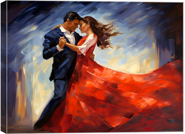 The Waltz Canvas Print by Steve Smith