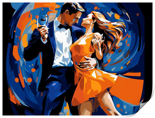 The Waltz Print by Steve Smith