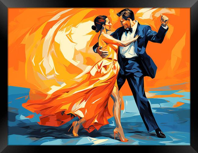 The Waltz Framed Print by Steve Smith