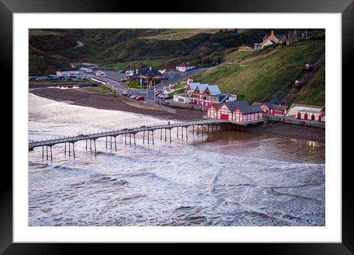 Saltburn Victorian Charm Framed Mounted Print by Apollo Aerial Photography