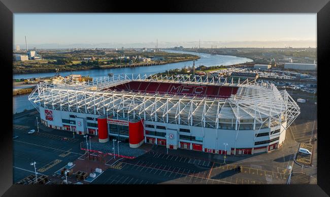 Middlesbrough Football Club Framed Print by Apollo Aerial Photography