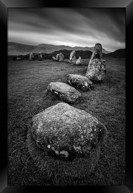 Castlerigg Stone Circle I Framed Print by Dave Bowman