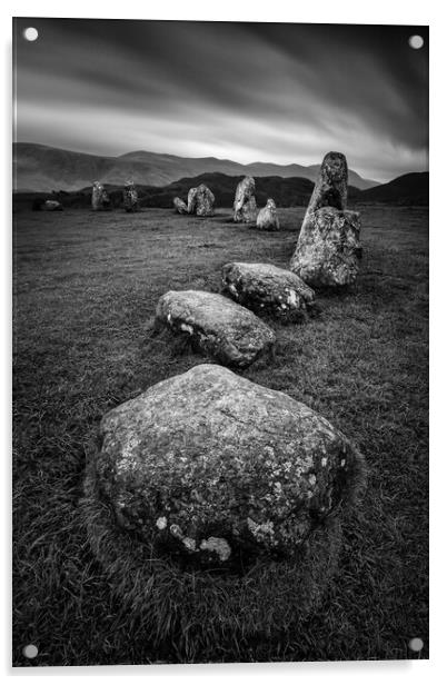 Castlerigg Stone Circle I Acrylic by Dave Bowman