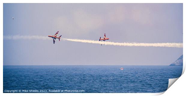 The Red Arrows Print by Mike Shields