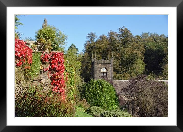 St. Mary's Church at Luddenden. Framed Mounted Print by David Birchall