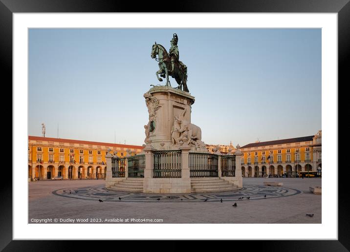 Terreiro do Paço Framed Mounted Print by Dudley Wood