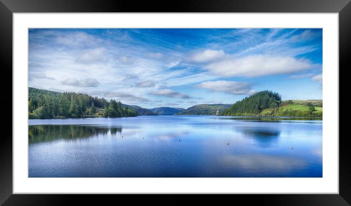 Llyn Efyrnwy Framed Mounted Print by Anthony Michael 