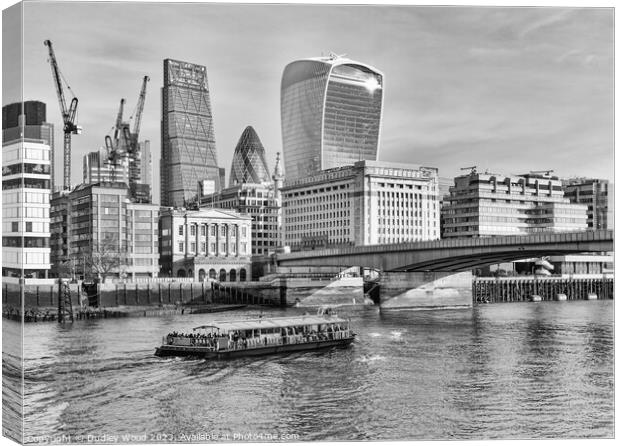 City of London Canvas Print by Dudley Wood