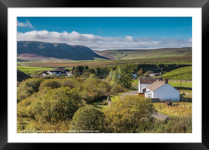 Autumn Morning at Langdon Beck, Teesdale Framed Mounted Print by Richard Laidler