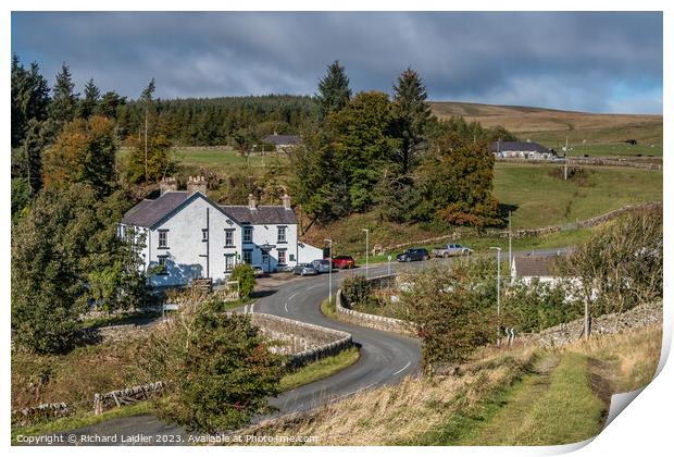 Langdon Beck Hotel, Teesdale Print by Richard Laidler