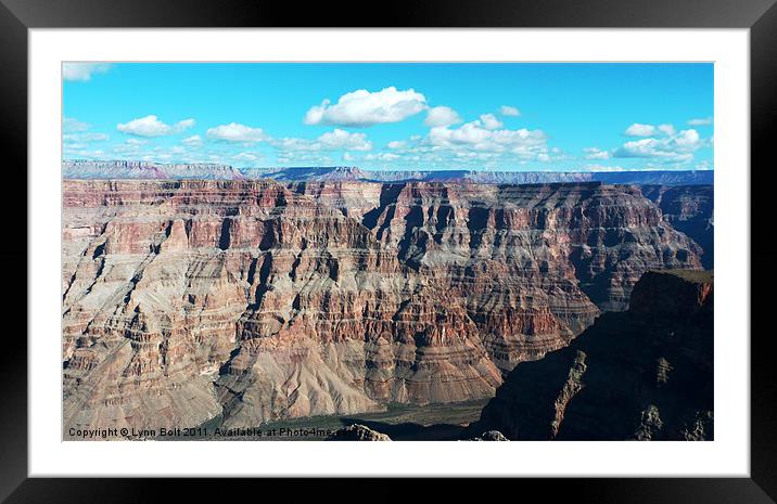 Guano Point, Grand Canyon Framed Mounted Print by Lynn Bolt