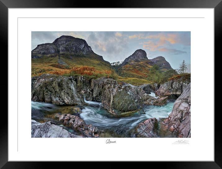 Glencoe in autumn Framed Mounted Print by JC studios LRPS ARPS