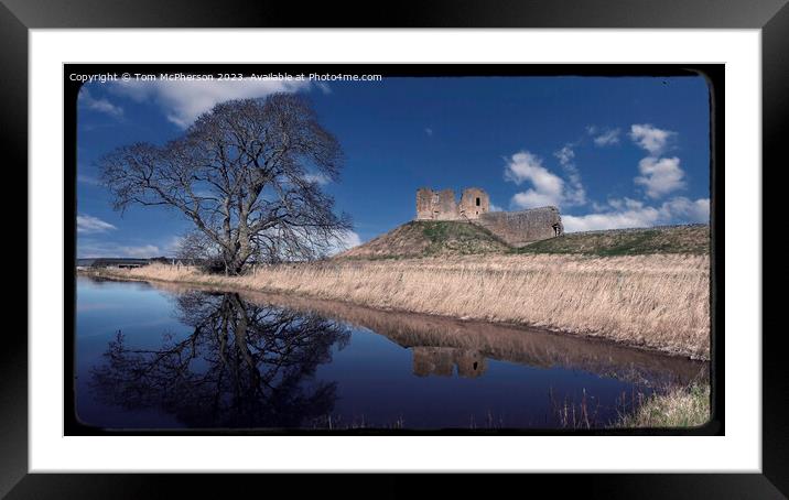 Historic Duffus Castle Framed Mounted Print by Tom McPherson