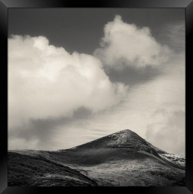 Clouds Over Ben More Framed Print by Dave Bowman