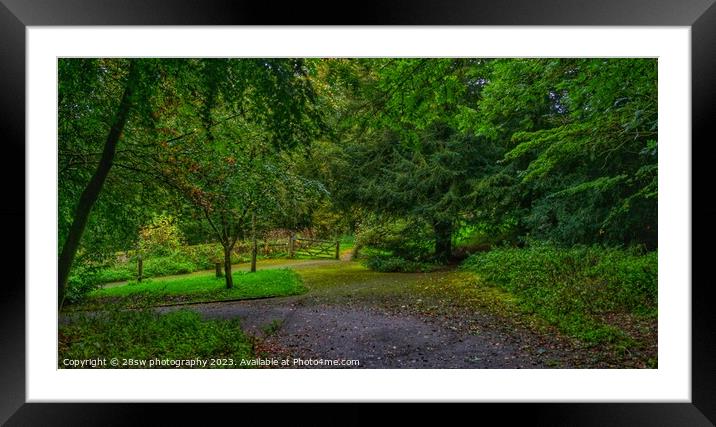 Gate and Beauty - (Panorama.) Framed Mounted Print by 28sw photography