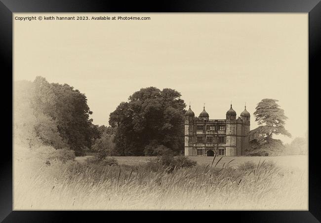 Tixal Wide Gate House   Framed Print by keith hannant