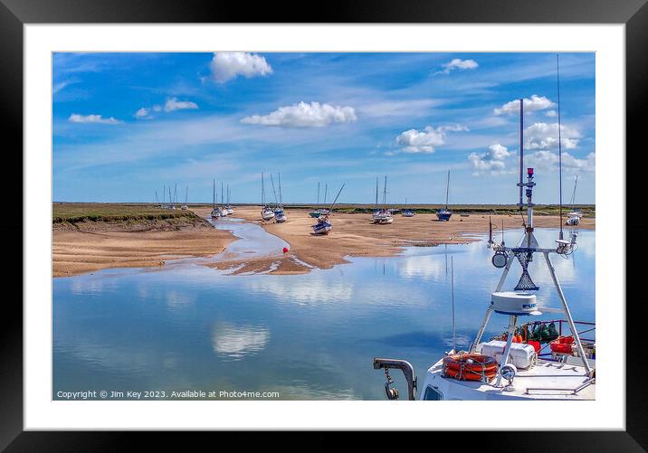 Wells next the Sea  Norfolk  Framed Mounted Print by Jim Key