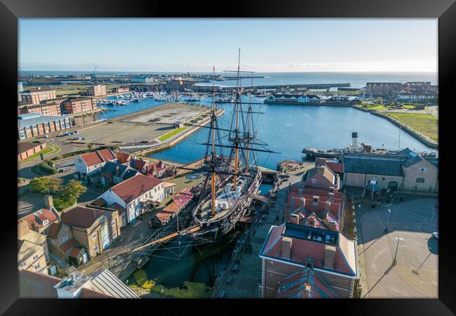 HMS Trincomalee Framed Print by Apollo Aerial Photography