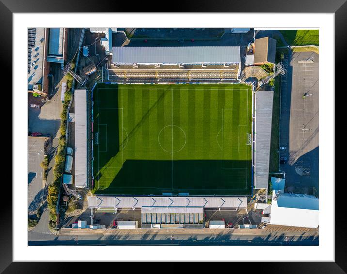 Hartlepool United Framed Mounted Print by Apollo Aerial Photography