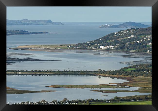 Lough Swilly - From Inlet to Atlantic. Framed Print by Michael Mc Elroy