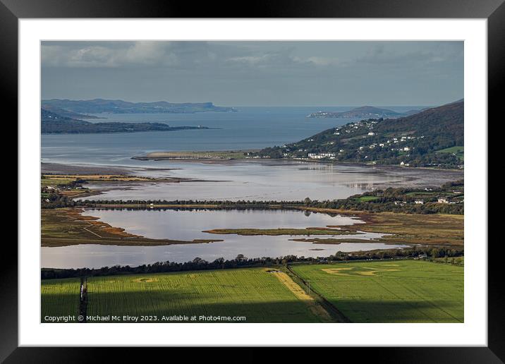 Lough Swilly View Framed Mounted Print by Michael Mc Elroy