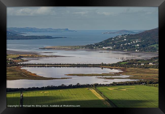 Lough Swilly View Framed Print by Michael Mc Elroy