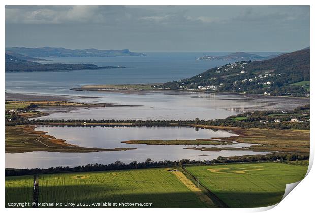 Lough Swilly View Print by Michael Mc Elroy