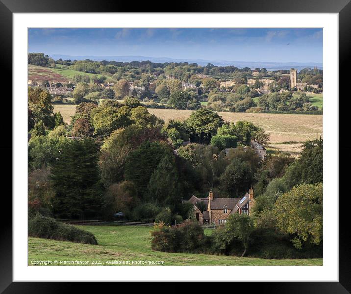 Chipping Campden Framed Mounted Print by Martin fenton