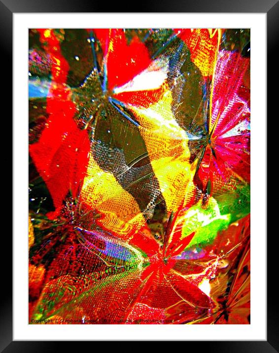 Abstract 823 Framed Mounted Print by Stephanie Moore