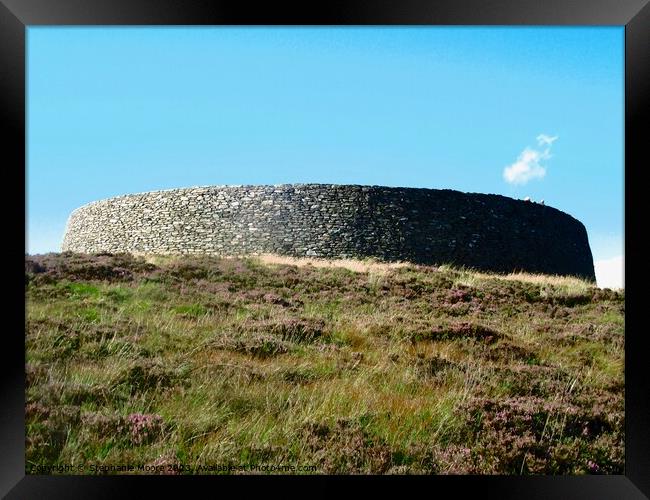 Griannan of Aileach Framed Print by Stephanie Moore