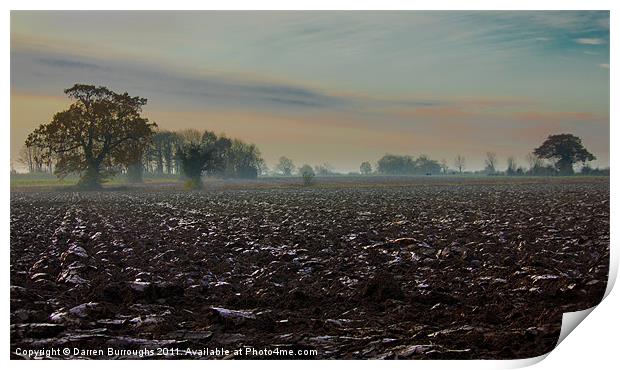 Norfolk In November Print by Darren Burroughs