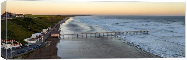 Saltburn In the Early Morning Canvas Print by Apollo Aerial Photography