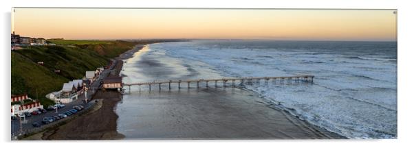 Saltburn In the Early Morning Acrylic by Apollo Aerial Photography