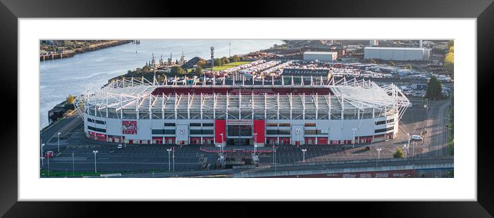 Riverside Panorama Framed Mounted Print by Apollo Aerial Photography