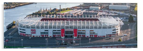 Riverside Panorama Acrylic by Apollo Aerial Photography