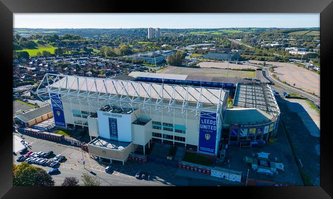 Leeds United Framed Print by Apollo Aerial Photography