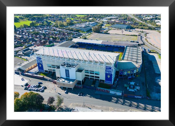 Elland Road Framed Mounted Print by Apollo Aerial Photography