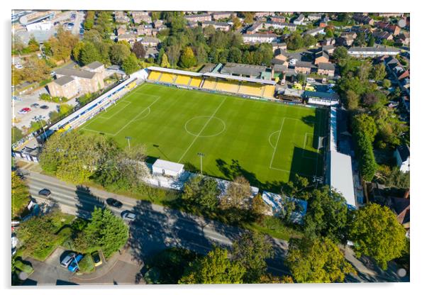 Harrogate Town FC Acrylic by Apollo Aerial Photography