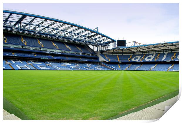 Chelsea FC Stamford Bridge West Stand Print by Andy Evans Photos