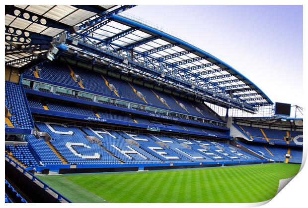 Chelsea FC Stamford Bridge West Stand Print by Andy Evans Photos