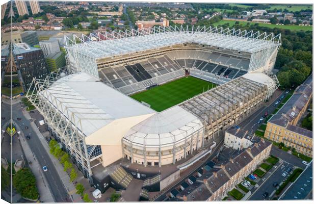St James Park Newcastle Canvas Print by Apollo Aerial Photography