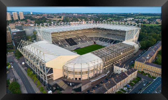 Newcastle United FC Framed Print by Apollo Aerial Photography