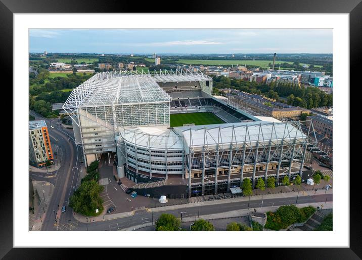 St James Park Framed Mounted Print by Apollo Aerial Photography