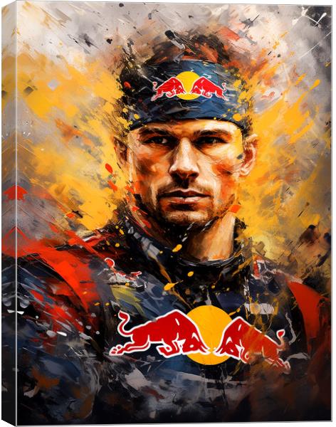 Max Verstappen Canvas Print by Steve Smith