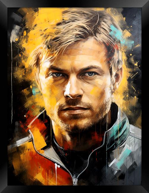 Nico Rosberg Framed Print by Steve Smith