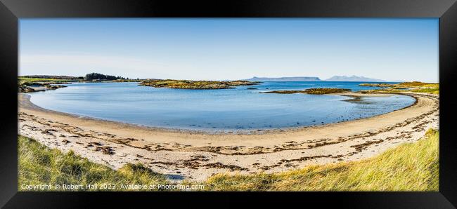 Traigh Beach Framed Print by Robert Hall