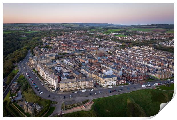 Saltburn by the Sea Print by Apollo Aerial Photography