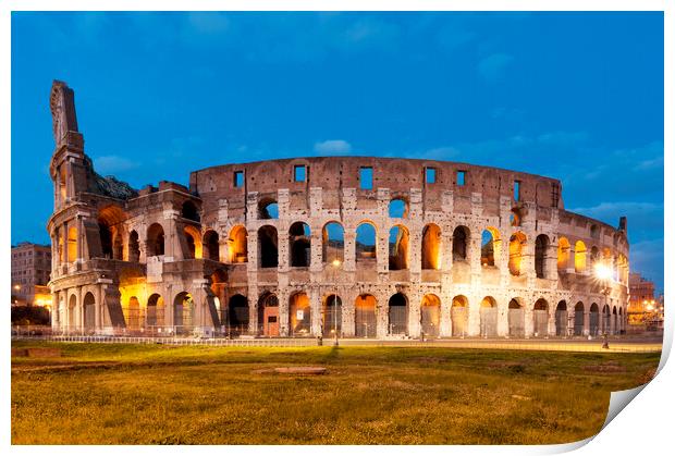 View of the Colosseum Print by Fabrizio Troiani