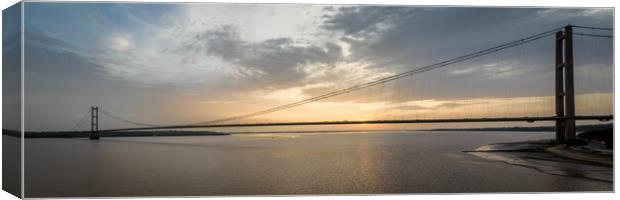 Sunset on the Humber Canvas Print by Apollo Aerial Photography